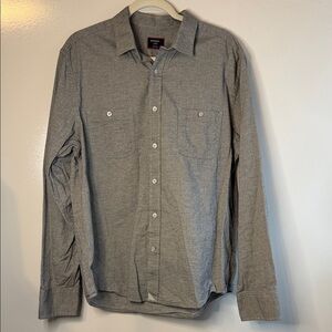UNTUCKit Men's Gray Casual Button-Down Shirt